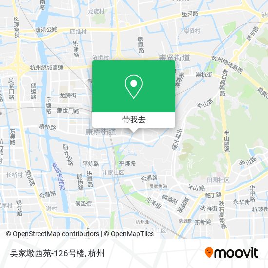 吴家墩西苑-126号楼地图
