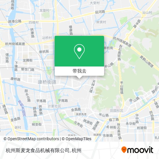 杭州斯麦龙食品机械有限公司地图
