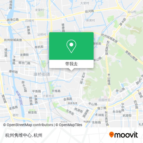 杭州隽维中心地图
