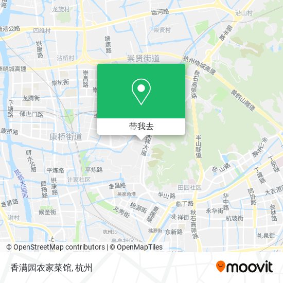 香满园农家菜馆地图