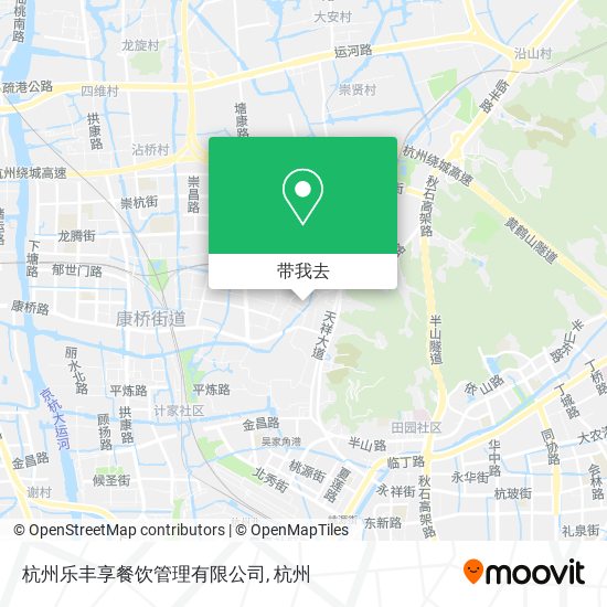 杭州乐丰享餐饮管理有限公司地图