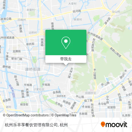 杭州乐丰享餐饮管理有限公司地图
