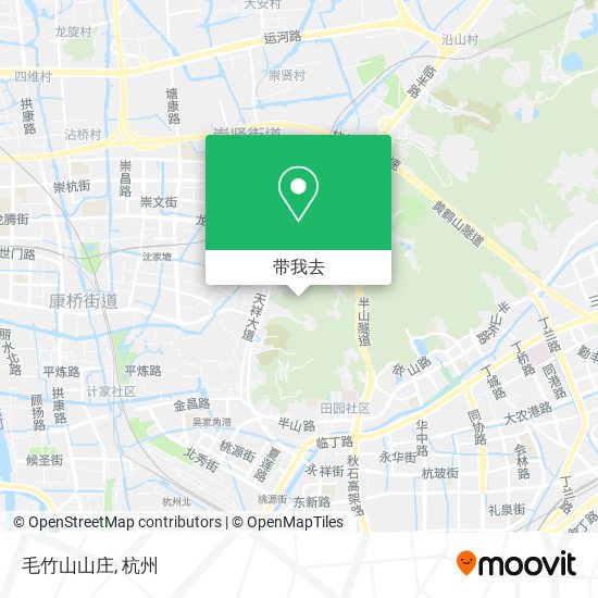 毛竹山山庄地图