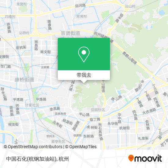 中国石化(杭钢加油站)地图