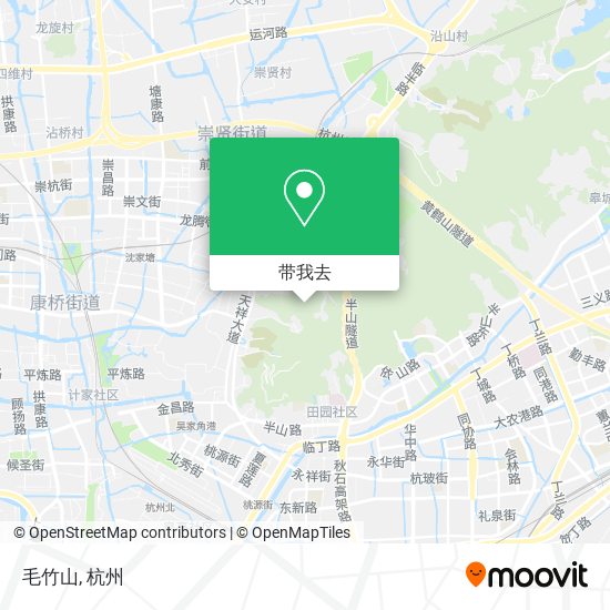 毛竹山地图