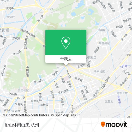 沿山休闲山庄地图
