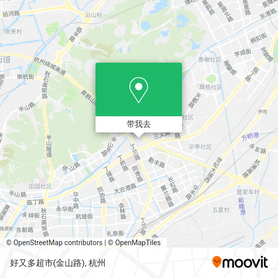好又多超市(金山路)地图