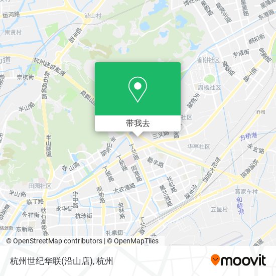 杭州世纪华联(沿山店)地图