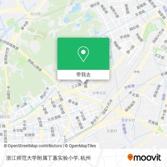 浙江师范大学附属丁蕙实验小学地图