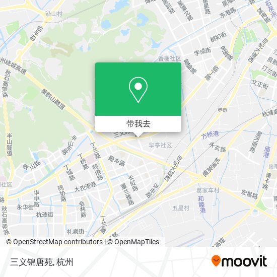 三义锦唐苑地图