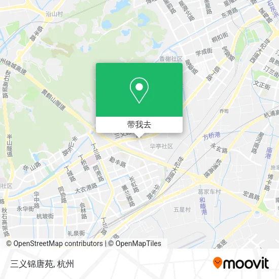 三义锦唐苑地图