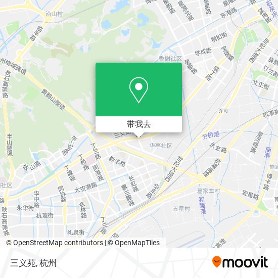 三义苑地图