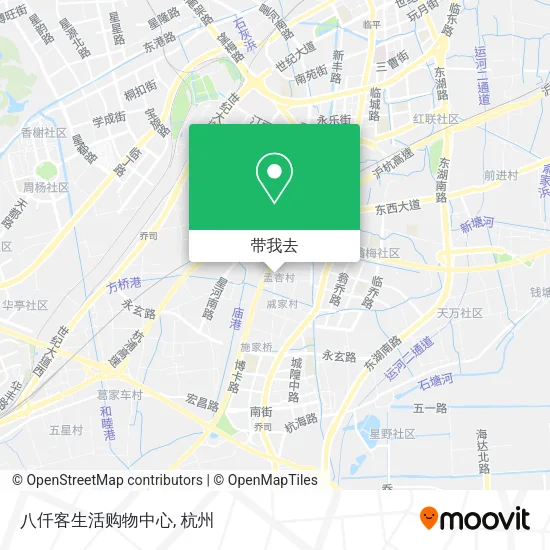 八仟客生活购物中心地图