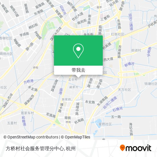 方桥村社会服务管理分中心地图