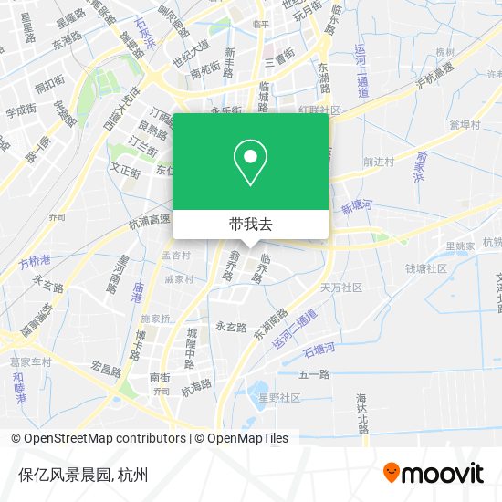 保亿风景晨园地图