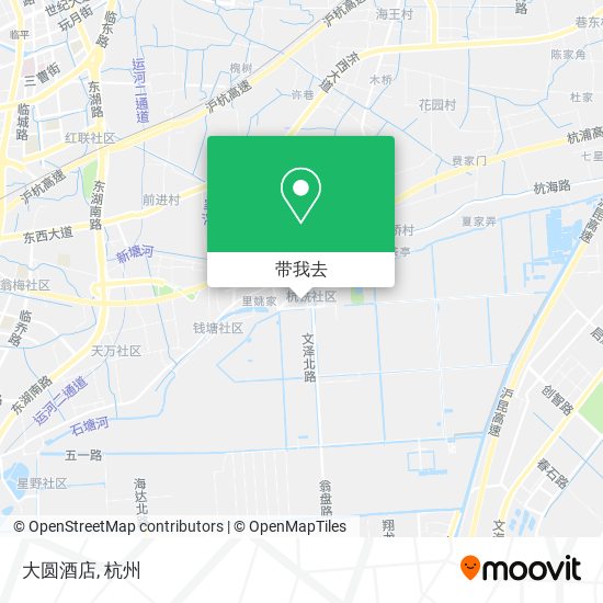 大圆酒店地图