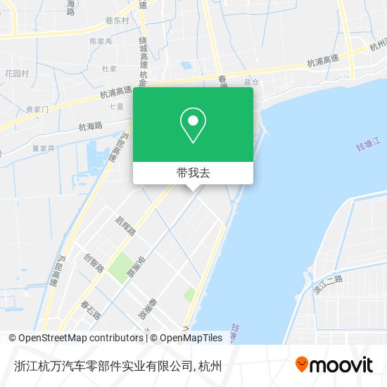 浙江杭万汽车零部件实业有限公司地图