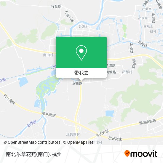 南北乐章花苑(南门)地图