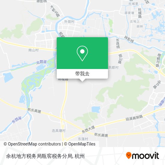 余杭地方税务局瓶窖税务分局地图