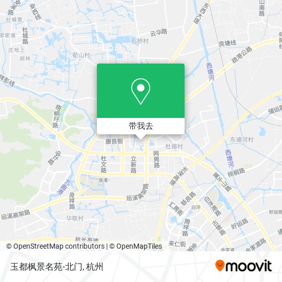 玉都枫景名苑-北门地图