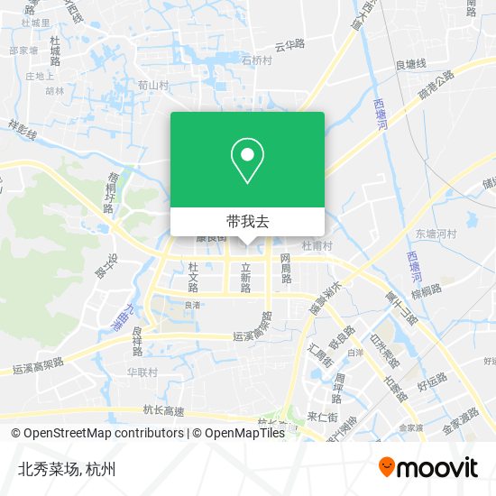 北秀菜场地图