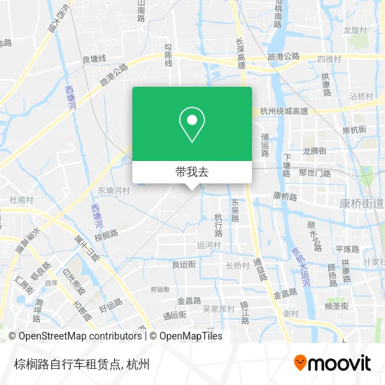 棕榈路自行车租赁点地图