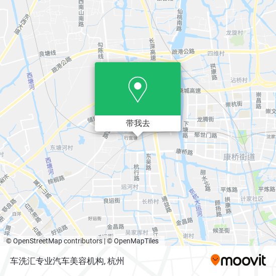 车洗汇专业汽车美容机构地图