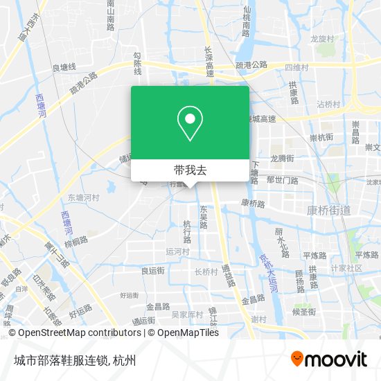 城市部落鞋服连锁地图