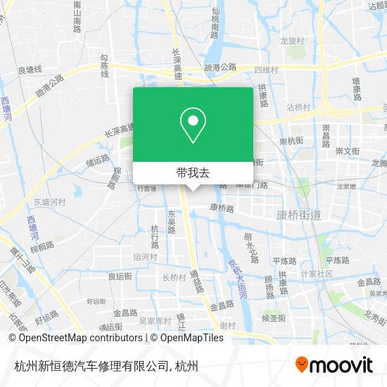 杭州新恒德汽车修理有限公司地图