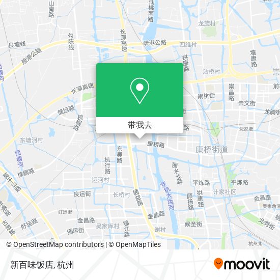 新百味饭店地图
