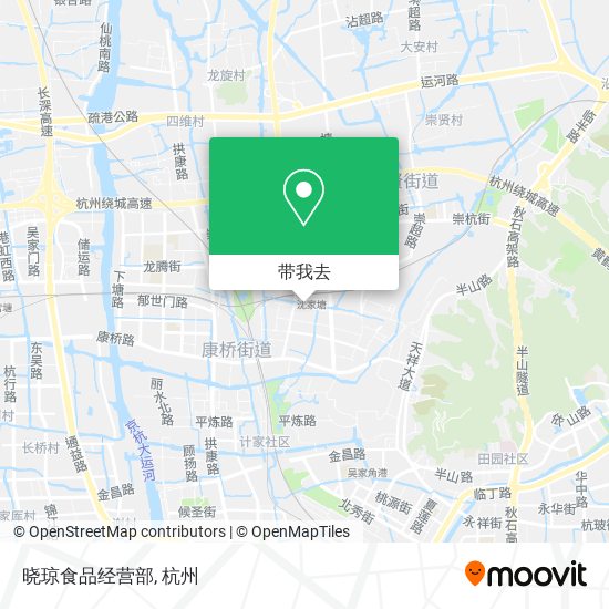 晓琼食品经营部地图
