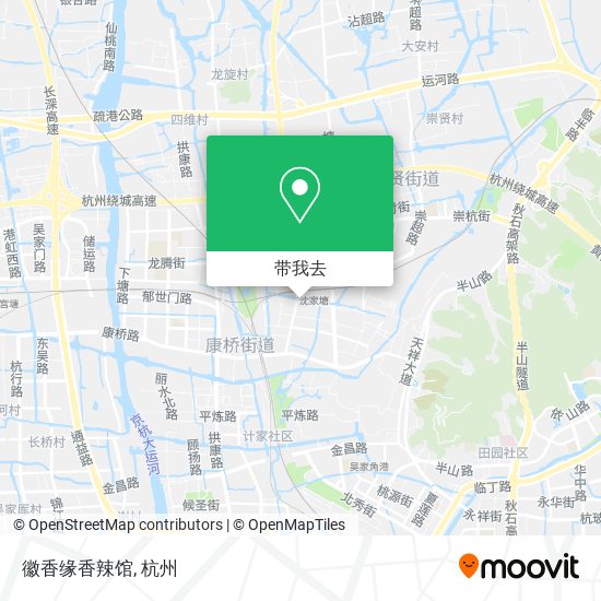 徽香缘香辣馆地图