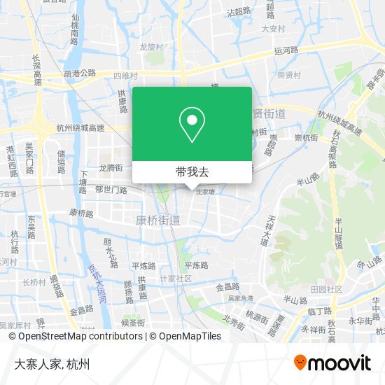 大寨人家地图