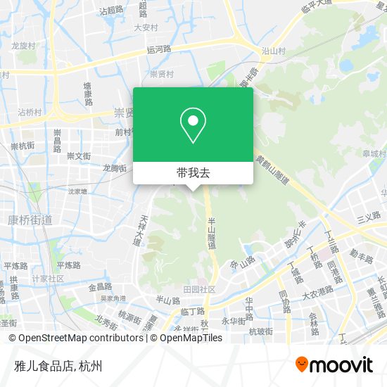 雅儿食品店地图