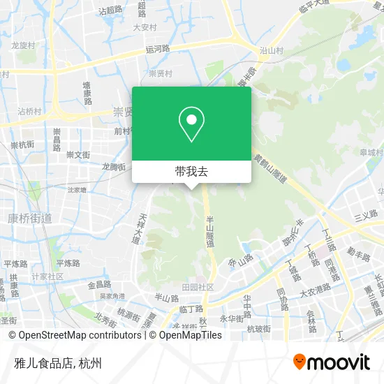 雅儿食品店地图