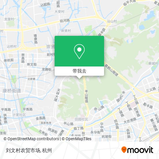 刘文村农贸市场地图