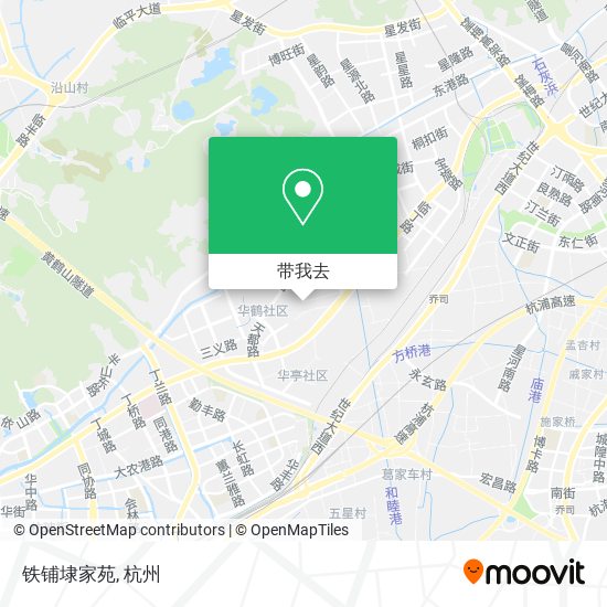 铁铺埭家苑地图