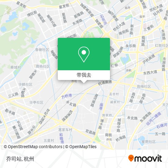 乔司站地图