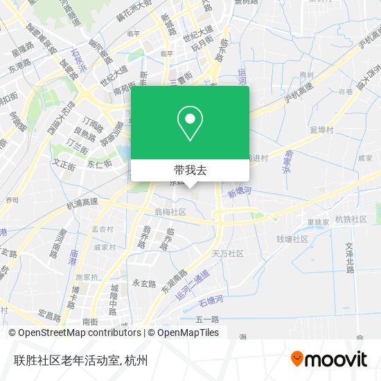 联胜社区老年活动室地图