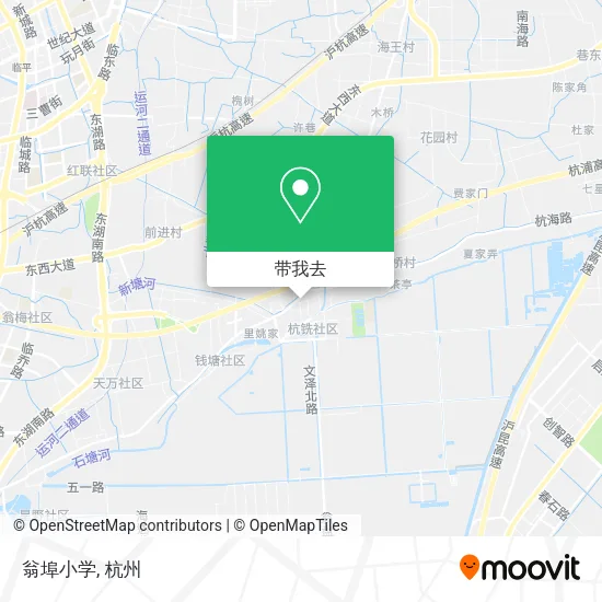 翁埠小学地图