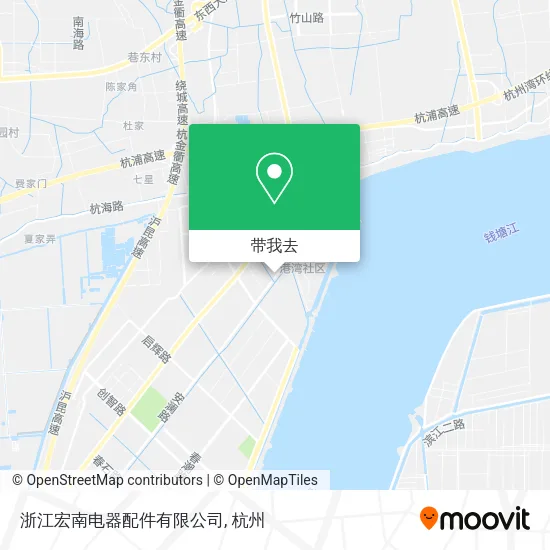 浙江宏南电器配件有限公司地图
