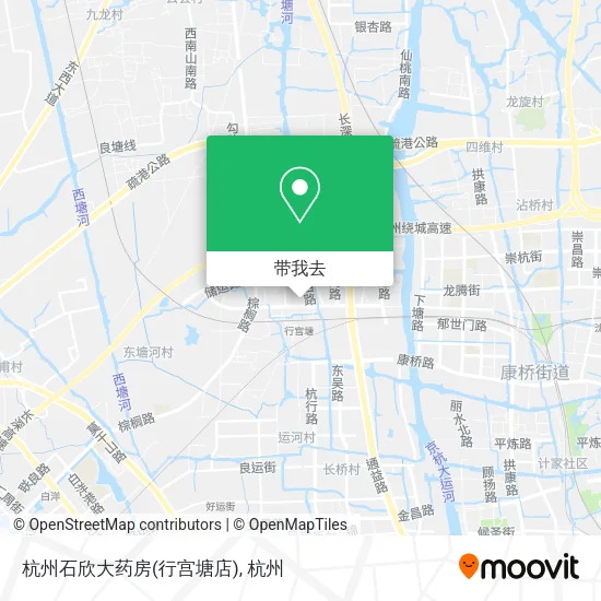 杭州石欣大药房(行宫塘店)地图