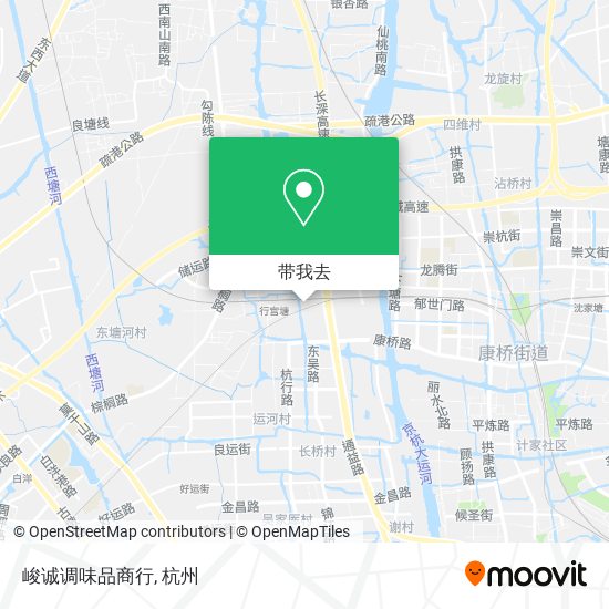 峻诚调味品商行地图
