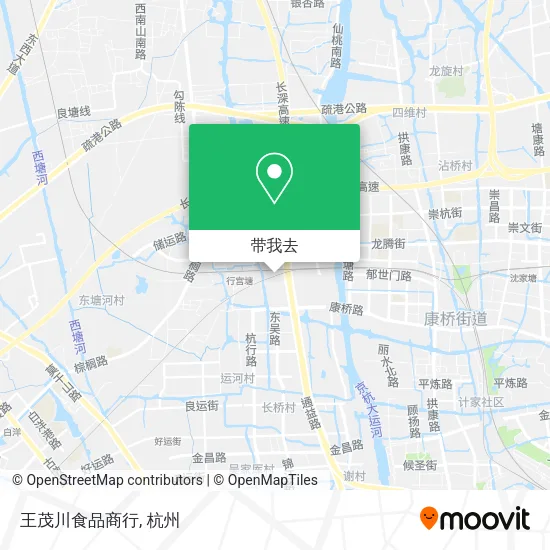 王茂川食品商行地图