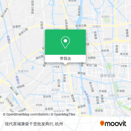 现代茶城康俊干货批发商行地图