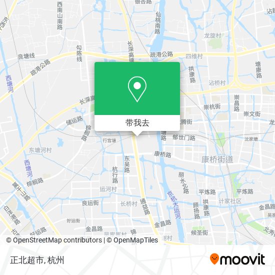 正北超市地图