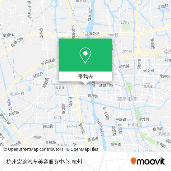 杭州宏途汽车美容服务中心地图