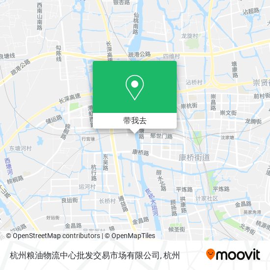 杭州粮油物流中心批发交易市场有限公司地图