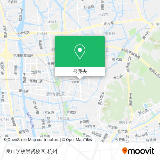 良山学校崇贤校区地图