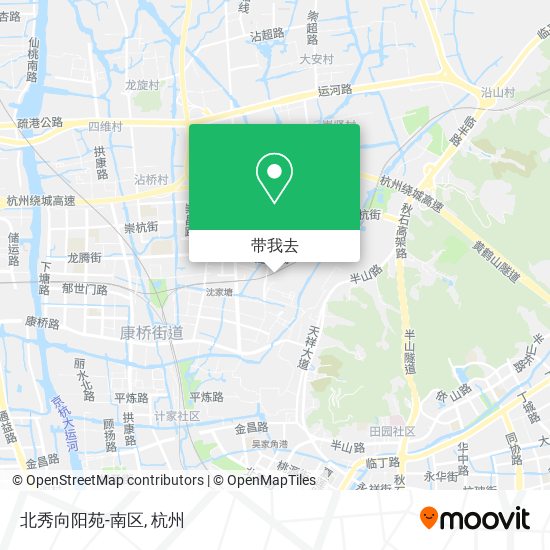 北秀向阳苑-南区地图